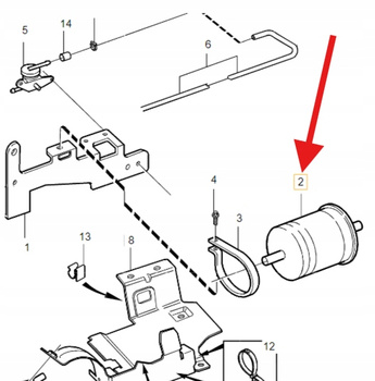 FILTR PALIWA BENZYNA VOLVO S40 V40 2000- S60 S80 V70 XC70 OE 30620512