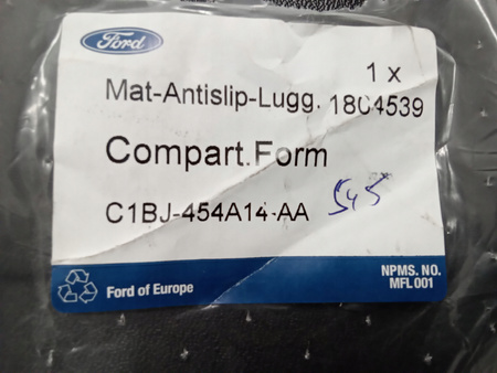MATA BAGAŻNIKA FORD FIESTA Mk7 2012-2017 1804539_C1BJ-454A14-AA