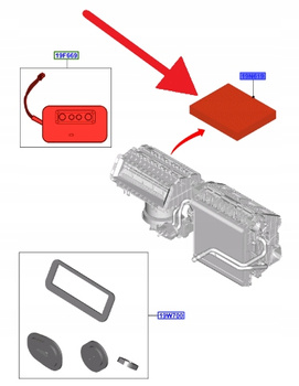 FILTR KABINOWY Z WĘGLEM KUGA EXPLORER FOCUS 2018- 2197035 _ JX6A-18D483-AA