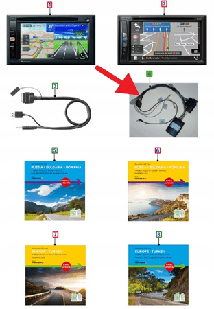 ADAPTER ANTENY FORD FOCUS KUGA MONDEO 07- OE 1794915 _ A66SX-10E938-CA