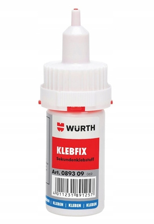 WURTH KLEJ CYJANOAKRYLOWY SUPERSZYBKI KLEBFIX 20G