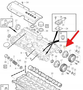 KOŁO ZMIENNYCH FAZ ROZRZĄDU B5 VOLVO S60 2001- XC90 XC70 V70 80 OE 9497786