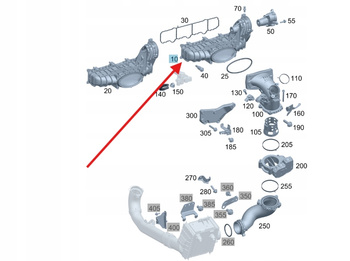 KOLEKTOR SSĄCY DIESEL M651 MERCEDES OE A6510900037