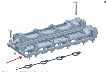 OBUDOWA WAŁKI ROZRZĄDU DIESEL M654 MERCEDES OE A6540502500