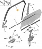 Prowadnica szyby tył prawy Citroen OE C4 Picasso 2 OE 9676852880