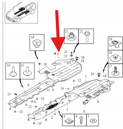 OSŁONA PODWOZIA PŁYTA LEWA VOLVO XC60 2018- OE 31420482