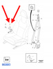 KLAMRA ZAPINKA PASA LEWA KIEROWCY VOLVO XC90 2016- XC60 V90 OEM 31369301