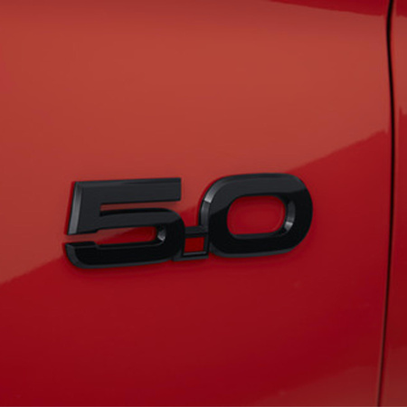 NAPIS 5.0 BLACK PRAWY FORD MUSTANG 2015- ORYGINAL