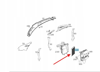 FILTR KABINOWY MERCEDES E W213 W238 C W205 W206 W253 OE A1668300218