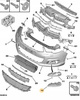 Zaślepka Zderzaka Lewa Citroen C4 II Generacji OE 745363