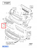 Emblemat Volvo na grill OE 30796427