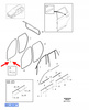 USZCZELKA KAROSERYJNA DRZWI PRZEDNICH VOLVO XC90 2016- OEM/OE 32342436