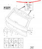 ZAWIAS KLAPY BAGAŻNIKA VOLVO XC90 2016- V60 2023- EX40 XC40 OEM/OE 32384513