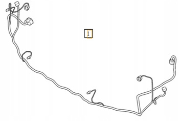 WIĄZKA ZDERZAK PRZÓD POD PDC LED VOLVO XC60 2009- OE 31376320