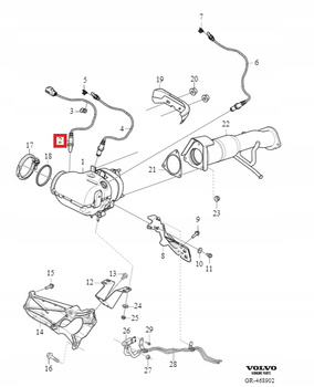 SONDA LAMBDA VOLVO XC90 II 20-21r V90 18-21r