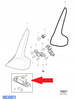 Lampka tablicy rej. Volvo C30 OE 31213991