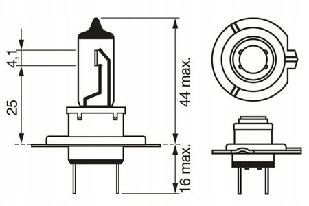 ZESTAW ŻARÓWEK H7 H1 CITROEN OE 1616432080