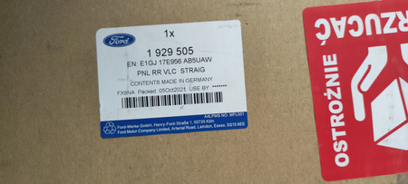 SPOILER DOKŁADKA ZDERZAKA TYŁ FORD S-MAX Mk2 2015- 1929505 _ E1GJ-17E956-AB