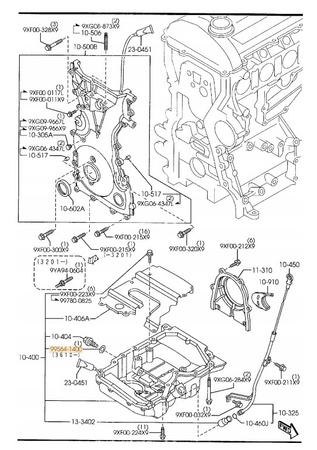 Podkładka uszczelka korka oleju MAZDA_99564-1400