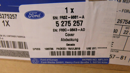 OBUDOWA FILTRA POWIE. GÓRA 2.3L FORD MUSTANG 2015- _ 5275257 _ FR3C-9643-AD 