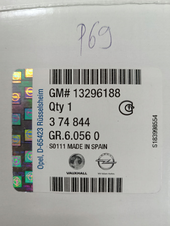 Przegub napędowy zewnętrzny - oryginał GM - Insignia A, Astra J, Cascada_13296188 