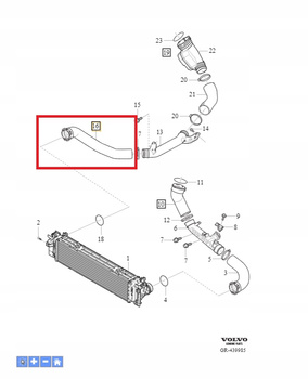 VOLVO PRZEWÓD WĄŻ POWIETRZA 32224390