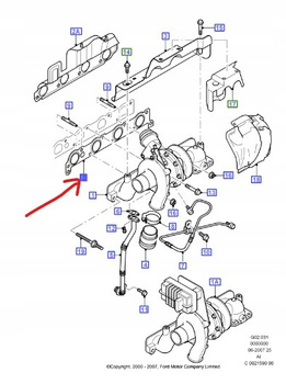 USZCZELKA KOLEKTORA WYD FORD MONDEO Mk3 TRANSITMk5