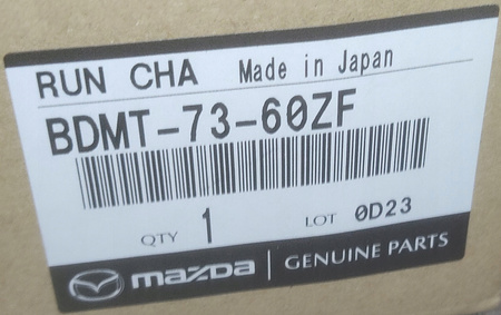 Prowadnica (L) szyby, drzwi - Mazda 3 BP_BDMT7360ZF