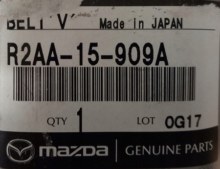 Pasek wielorowkowy - Mazda 3 BL Mazda 6 GH_R2AA15909A