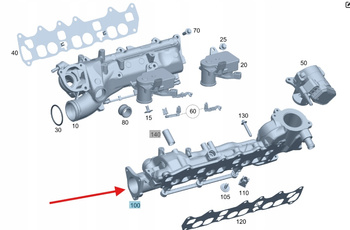 KOLEKTOR SSĄCY DOLOTOWY DIESEL M642 MERCEDES OE A6420905437