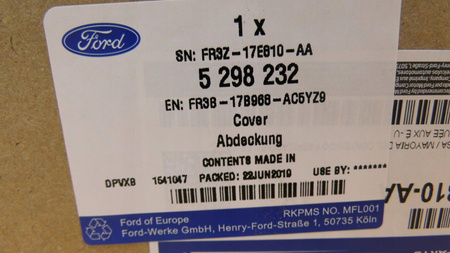 RAMKA HALOGENU PRAWA FORD MUSTANG 2015- 17- 5298232 _ FR3B-17B968-AC5YZ9