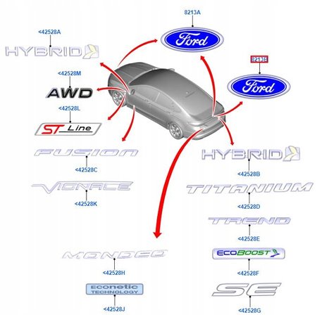 EMBLEMAT TYŁ FORD FOCUS Mk4 2018-/MONDEO Mk5 2015-_5242074_DS73-402A16-AD