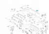 Nakładka zderzaka tył Mercedes GL/ML W164 A1648800211