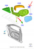 LUSTERKO ZEWNĘTRZNE PRAWE FORD TOURNEO COURIER _ 2090855 _ ET76-17682-BG5JA6