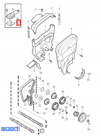 USZCZELKA WARIATORA VOLVO S40 I 96-04r V40 I 96-04