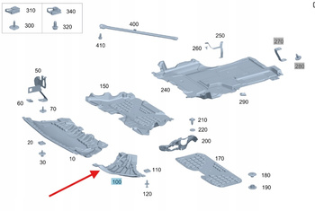 PRAWA BOCZNA OSŁONA POD ZDERZAK MERCEDES E W213 W238 CLS W257 A213520270064