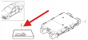 BATERIA MODUŁ STEROWNIK VCM VOLVO S90 V90 S60 V60 XC40 2021- OE 31450445