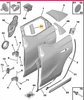 LISTWA OZD DRZWI TYLNYCH LEWO DS 3 CROSSBACK CITROEN OE 9820822780