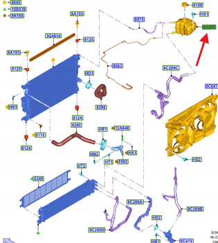 ZBIORNICZEK WYRÓWNAWCZY 1.5 2.0 EB S-MAX GALAXY 1878771 _ E1G3-8A080-BA