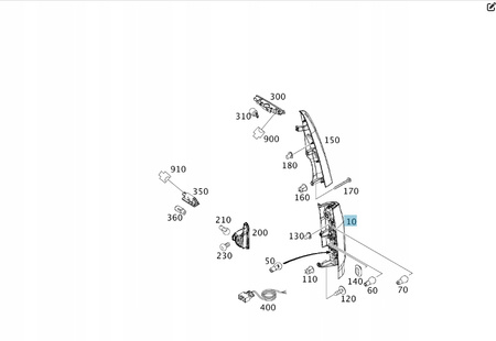 LAMPA TYŁ MERCEDES CITAN VAN W415
