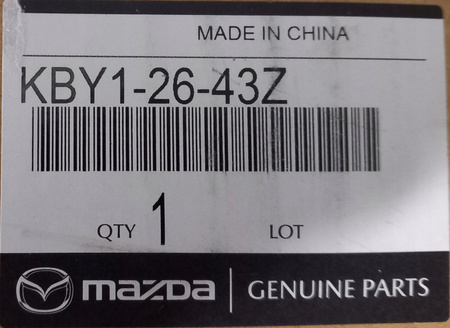 Zestaw klocków hamulcowych tył - Mazda Cx-60 KH_KBY12643Z