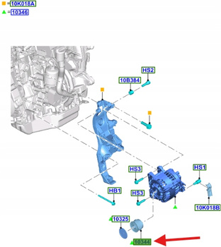 KOŁO PASOWE ALTERNATORA 2444765 _ FV4T-10A352-AA