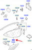 REFLEKTOR PRAWY PRZÓD FORD FOCUS 2001-2005 1343654 _ 2M51-13100-CD