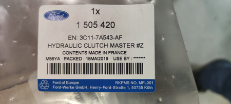 POMPA SPRZĘGŁA FORD TRANSIT Mk5 2002-2006 OE 1505420 _ 3C11-7A543-AF