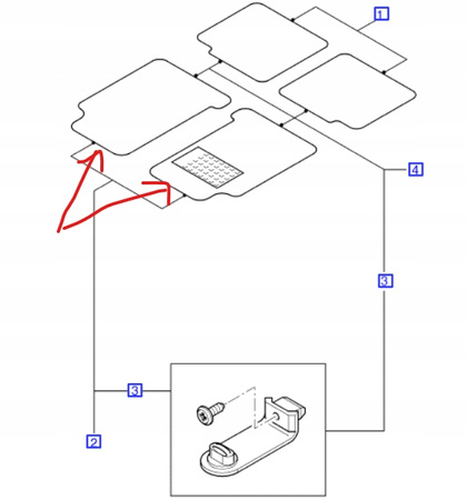 DYWANIKI GUMOWE PRZÓD FORD C-MAX Mk1 2003-2007 _1446090_AM3M5J-R130B18-FC3YYW