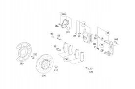 KLOCKI HAMULCOWE A0004205204 MERCEDES GLC 63