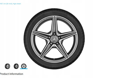 Felga aluminiowa Mercedes-Benz OE C KLASA W205