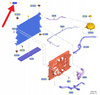 CHŁODNICA 1.5L ECOBOOST 2.5L HYBRYDA FORD KUGA 2020- 2514115 _ LX61-8005-AG
