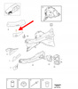 WSPORNIK PODŁUŻNICY PRAWY PRZÓD VOLVO XC90 2016- XC60 OEM/OE 31420631