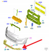 OSŁONA DOLNA ZDERZAKA PRZÓD FORD FOCUS 2018- OE 2199073 _ JX7B-8B384-A1B